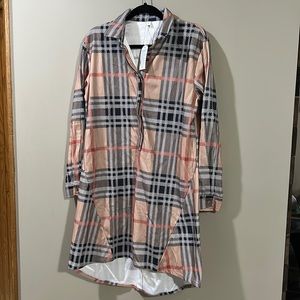 NWT plaid dress/tunic